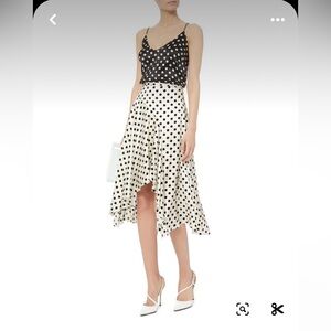 Caroline Constas New York Polka Dot Skirt - Size Small